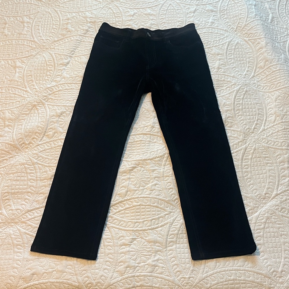 Prada 5 Pocket Velvet Denim Jeans